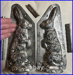 Anton Reiche Large Standing Rabbit Antique Chocolate Mold Easter Bunny German