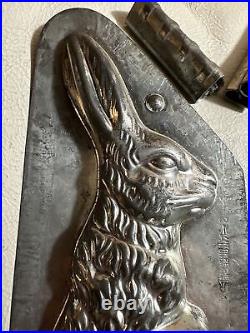 Anton Reiche Large Standing Rabbit Antique Chocolate Mold Easter Bunny German