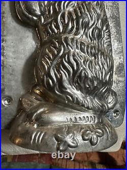 Anton Reiche Large Standing Rabbit Antique Chocolate Mold Easter Bunny German