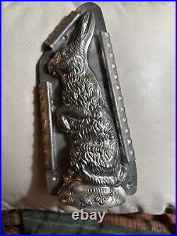 Anton Reiche Large Standing Rabbit Antique Chocolate Mold Easter Bunny German