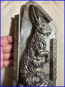 Anton Reiche Large Standing Rabbit Antique Chocolate Mold Easter Bunny German