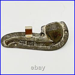 Anton Reiche Mold Chocolate Dresden Germany ANTQ 1903 Metal 10196 Smoking Pipe