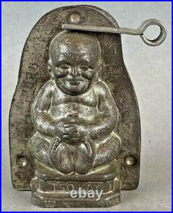 Anton Reiche Tin Chocolate Mold TSOKAY Buddha 1931 17525 Candy Mould RARE