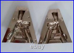 Art Deco Style Vintage French Letang Chocolate Mold Boy Toy Soldier On Horse