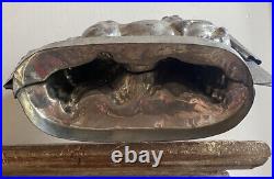 BEAUTIFUL. Rare Antique Chocolate Mold Mould Large Early Standing Horse. Sommet