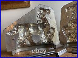 BEAUTIFUL. Rare Antique Chocolate Mold Mould Large Early Standing Horse. Sommet