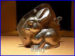 Bunny Rabbit Mold Chocolate Mould Antique Vintage