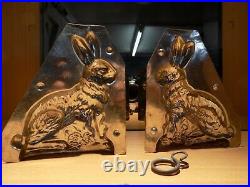 Bunny Chocolate Mold Molds Vintage Antique 4044