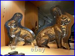 Bunny Chocolate Mold Molds Vintage Antique N/3141