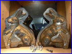 Bunny Easter Chocolate Mold Mould Molds Vintage Antique