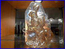 Bunny Whit Basket Chocolate Mold Molds Vintage Antique