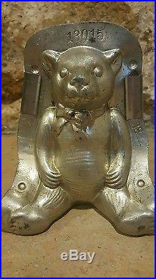 Chocolate Laurosch Sitting Bear Mold Mould Vintage Antique