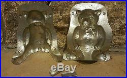 Chocolate Laurosch Sitting Bear Mold Mould Vintage Antique