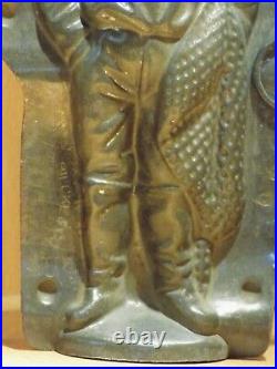 CHOCOLATE MOLD MOLDS MOULD VINTAGE ANTIQUE fisherman 4229