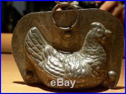 Chicken Anton Reiche Dresden Chocolate Mold Molds Vintage Antique 6561