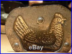 Chicken Anton Reiche Dresden Chocolate Mold Molds Vintage Antique 6561