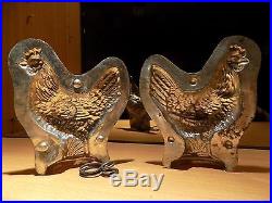 Chicken Chocolate Mold Mould Molds Vintage Antique