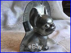 Chocolate Anton Reiche French Bulldog Dog Mold Mould Vintage Antique