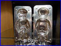 Chocolate Boy Mold Mould Schokoladenform Vintage Antique