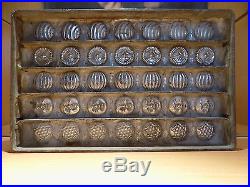 Chocolate Flat Mold Mould Sidam Milano Molds Vintage Antique