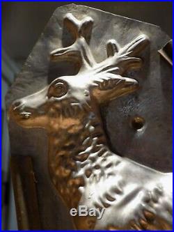 Chocolate Large Deer Sommet 1910 Mold Mould Vintage Antique Rare