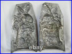 Chocolate Mold/108 Mother Rabbit Standing /w Babies Munching Carrots