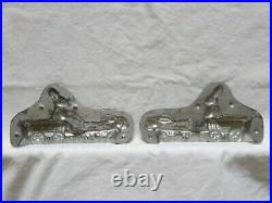 Chocolate Mold 208/ Rabbit Pulling Wagon Collectible Antique Vintage
