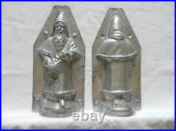 Chocolate Mold/217 Father Christmas withCape Like Coat Antique Vintage