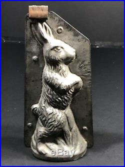 Chocolate Mold 319 Easter Rabbit 8 1/2 Detailed Collectible Antique Vintage GUC