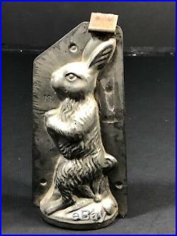 Chocolate Mold 319 Easter Rabbit 8 1/2 Detailed Collectible Antique Vintage GUC