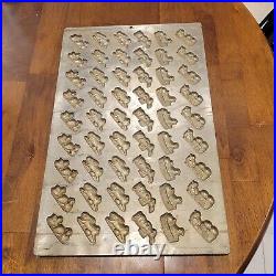 Chocolate Mold Metal, 56 Molds. Easter Themed. Rabbits, Ducks. Very Old