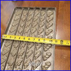 Chocolate Mold Metal, 56 Molds. Easter Themed. Rabbits, Ducks. Very Old