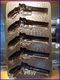 Chocolate Mold Mould Gun Revolver Bakelite Molds Vintage Antique