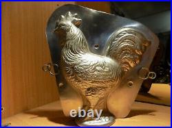 Chocolate Mold Mould Rooster Coq Vintage Antique 15379