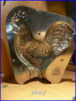 Chocolate Mold Mould Rooster Coq Vintage Antique 15379
