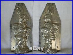 Chocolate Mold Rabbit Dressed With Walking Stick Collectible Antique Vintage