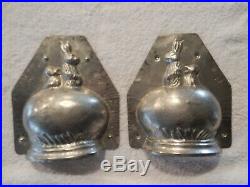Chocolate Mold Rabbit and Chick Hatching From Egg Collectible Antique Vintage