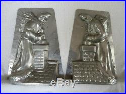 Chocolate Mold Santa on Roof-Top Collectible Antique Vintage