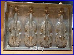 Chocolate Mold Violin Molds Mould Vintage Antique