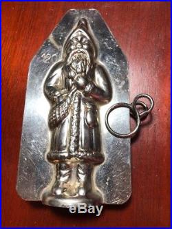Chocolate Mold120 Matfer Santa Hand In Sack Standing Collectible Antique Vintage