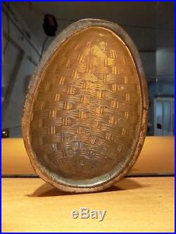 Chocolate Oeuf Egg Mold Mould Vintage Antique Anton Reiche Dresden