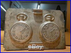 Chocolate Pocket Watch Sommet Mold Mould Vintage Antique