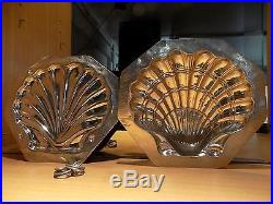 Chocolate Scallop Shell Mold Mould Vintage Antique