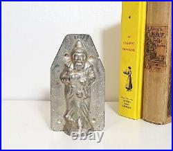 Chocolate mold French antiques Santa Clause with toys Tin mould Christmas