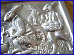 Chocolate mold candy mold antique mold Easter Rabbit