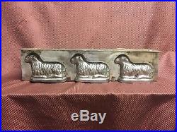 Collectable Antique Large Lamb Metal Chocolate Mold