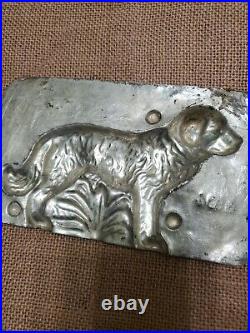 Collectable dog metal candy mold Vintage 4 804