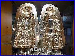 Cow Boy Chocolate Mold Mould Molds Vintage Antique