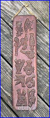 DOUBLE SIDED Springerle Speculaas 20 MOLDS Man Woman Animal Flower Bird Folk Art