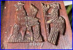 DOUBLE SIDED Springerle Speculaas 20 MOLDS Man Woman Animal Flower Bird Folk Art